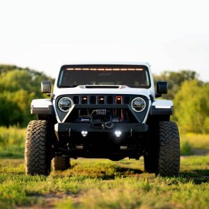 Jeep Wrangler JK Fog Light Kit - Front - KC HiLiTES - FLEX ERA 3 Dual Mode SAE - `10-`24